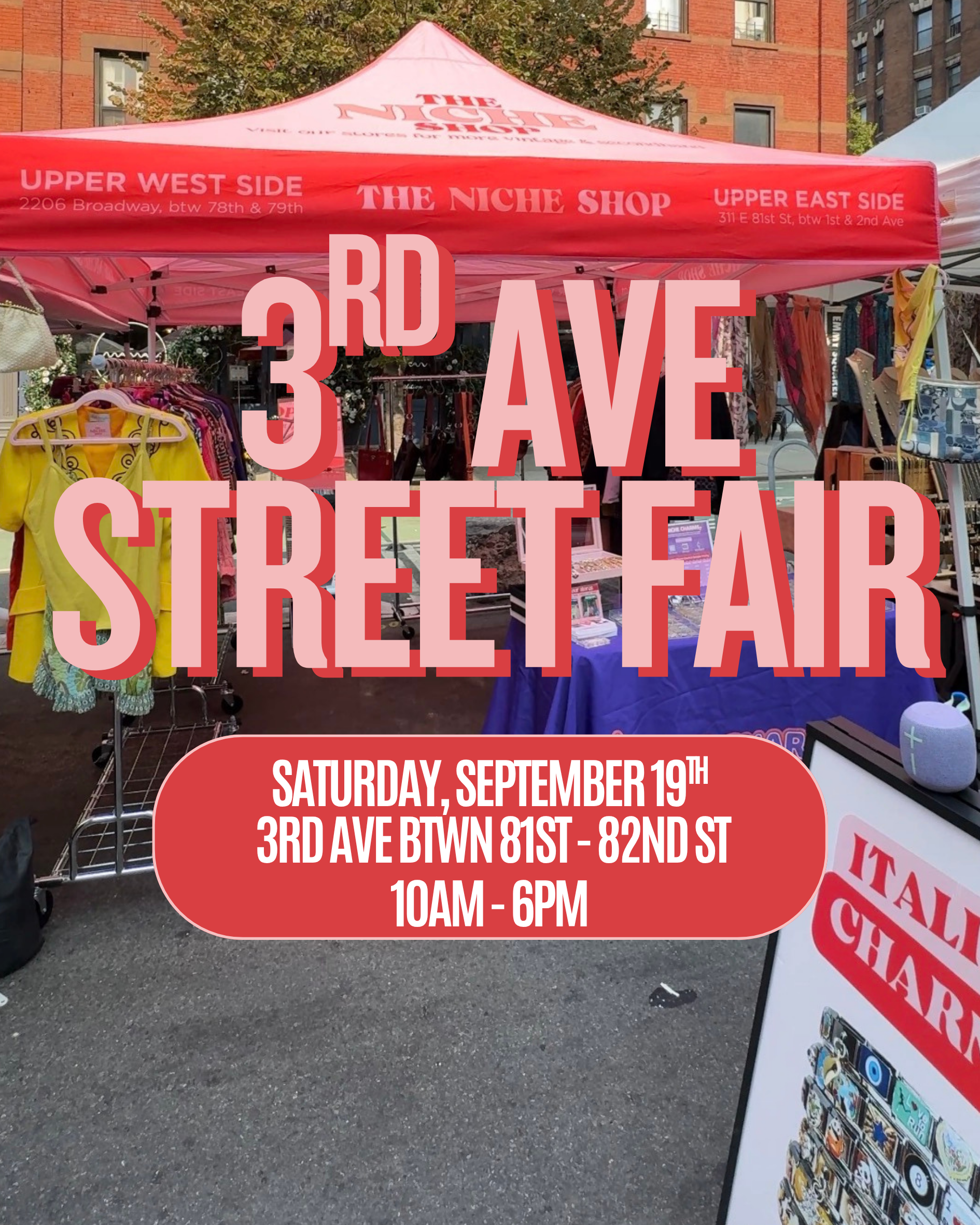 3rd Ave Street Fair: September 19th