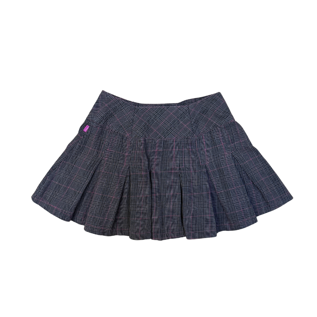 Pineapple Plaid Mini Skirt