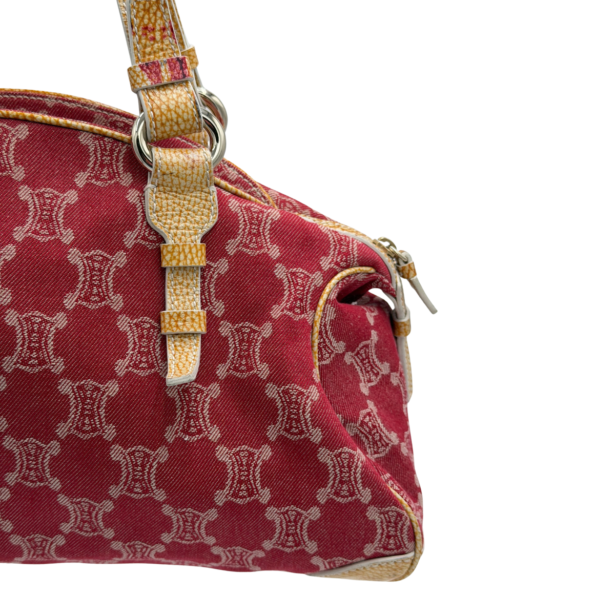Celine Macadam Denim Bittersweet Hobo Handbag