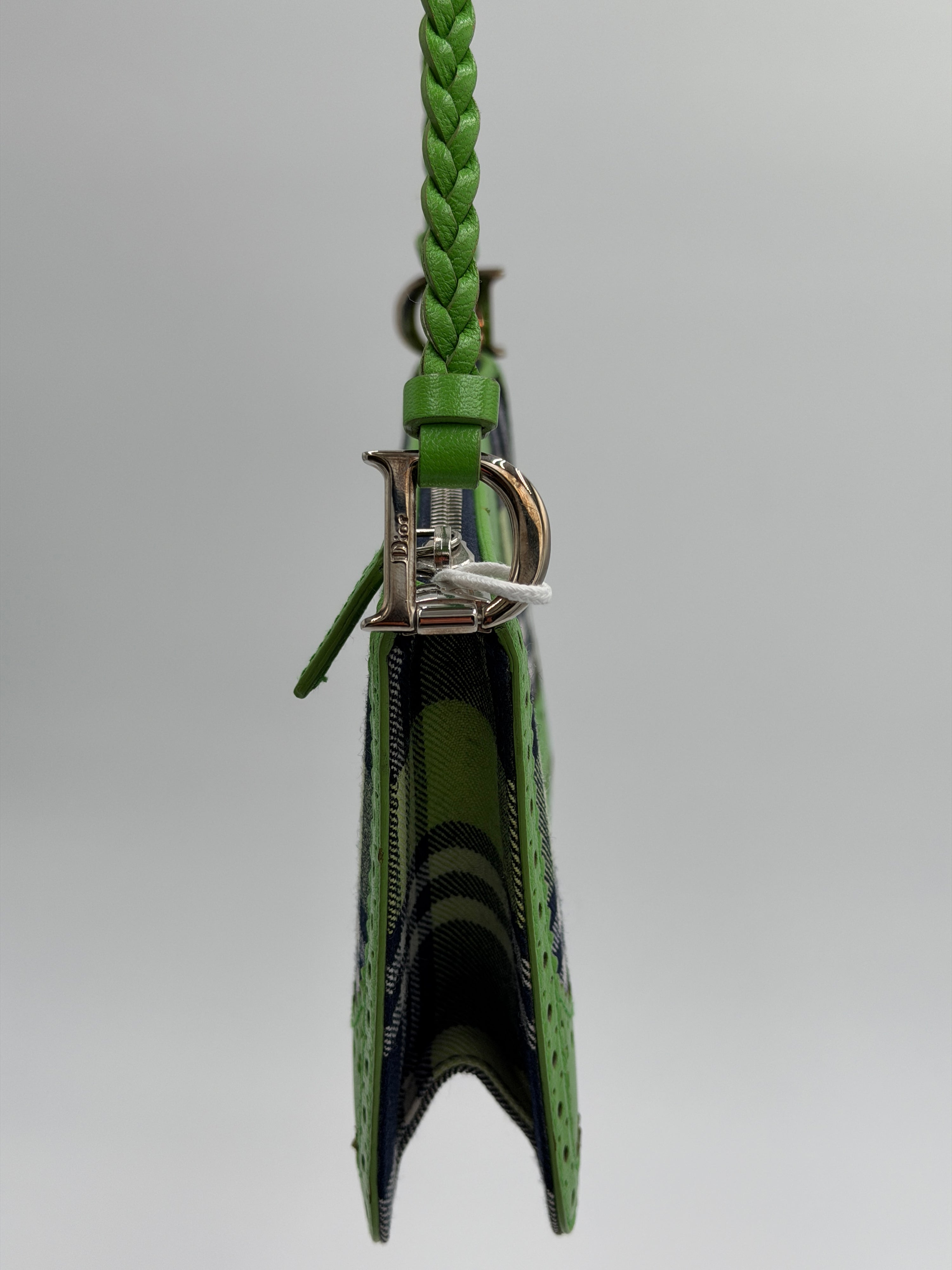Dior Green Plaid Canvas D'Trick