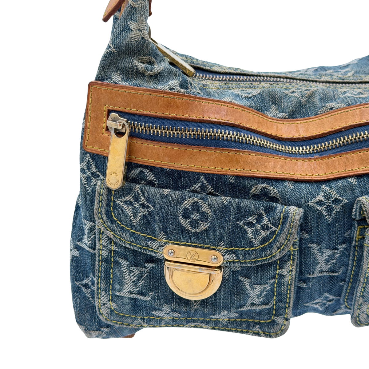 Louis Vuitton Monogram Denim Baggy PM