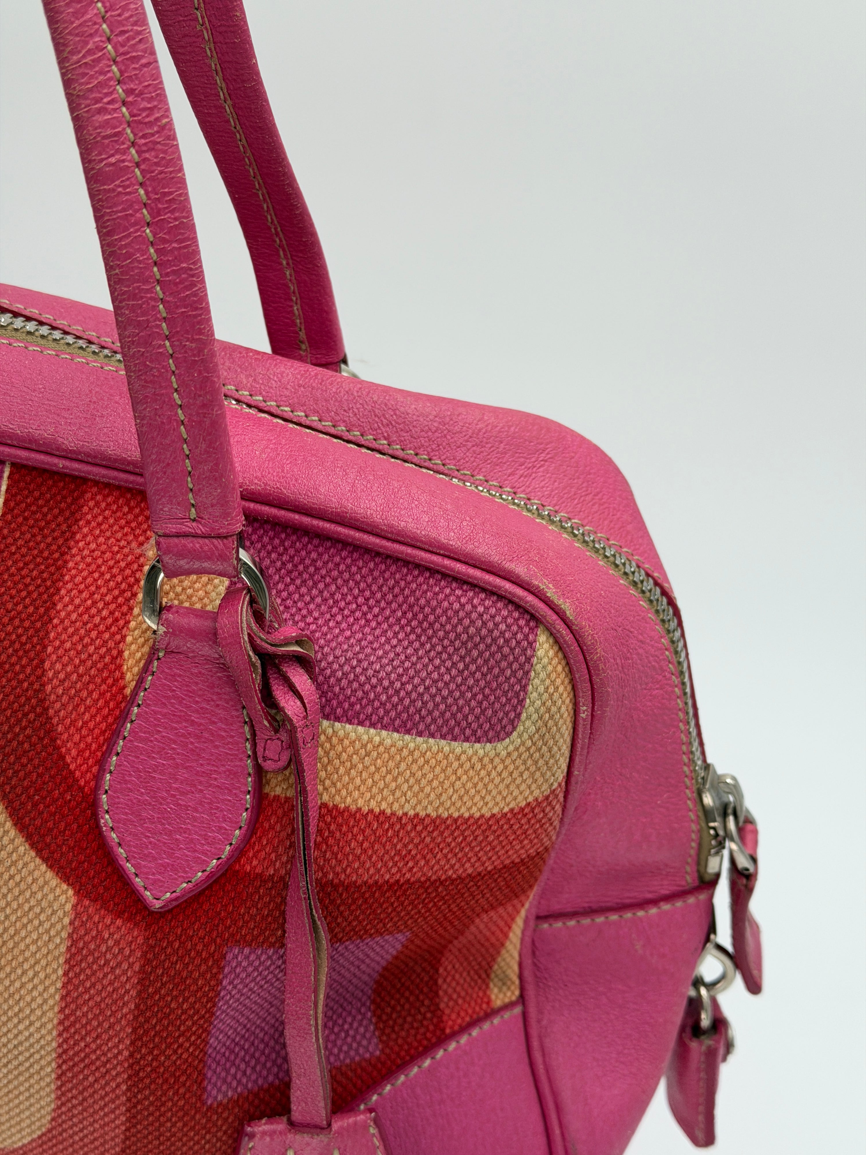 Prada Canapa Stampata Shoulder Bag