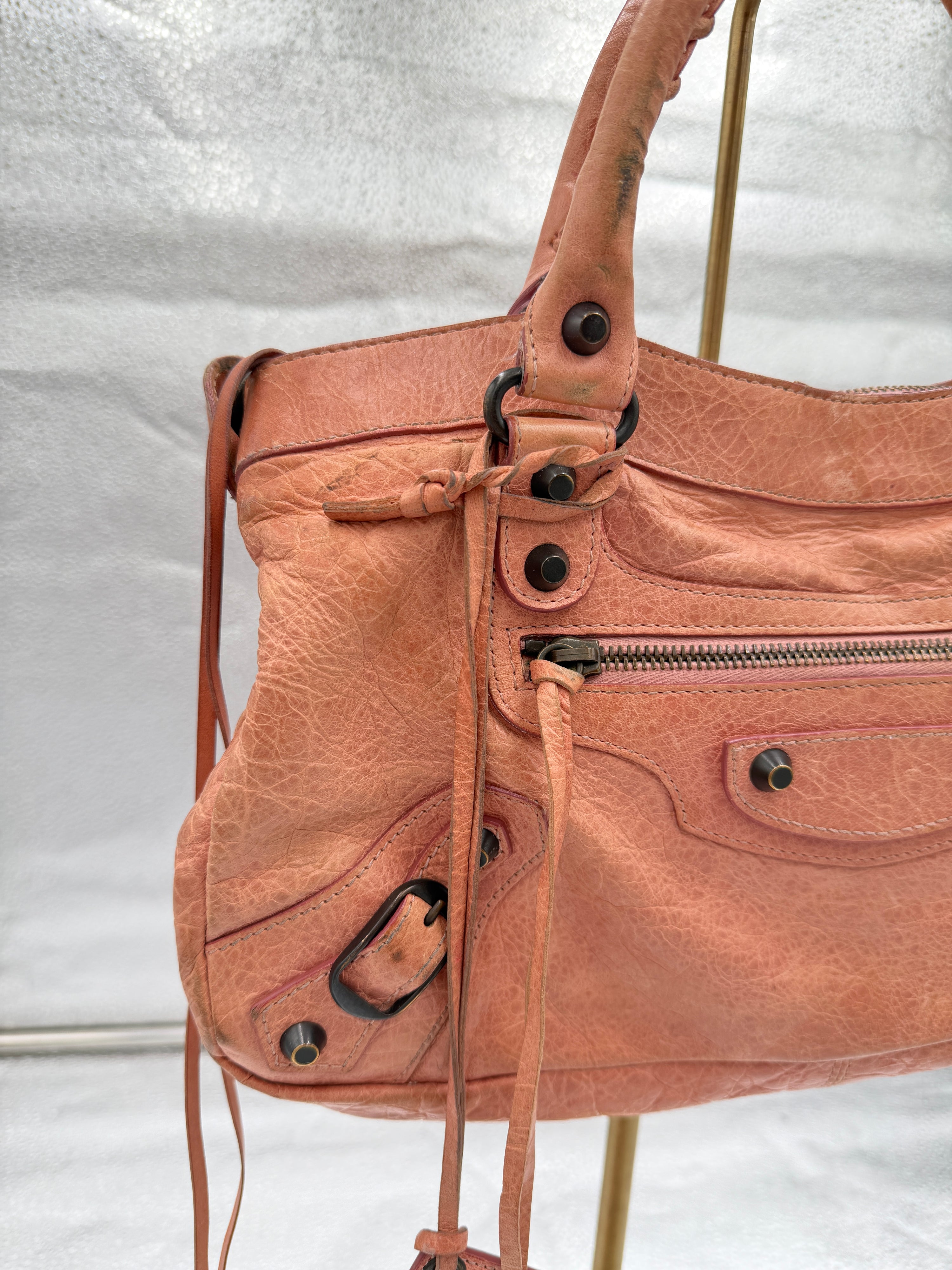 Balenciaga The First Lambskin Bag