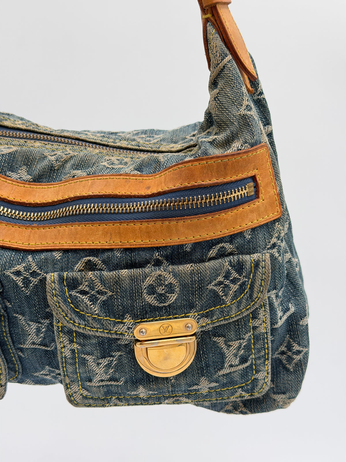 Louis Vuitton Monogram Denim Baggy PM
