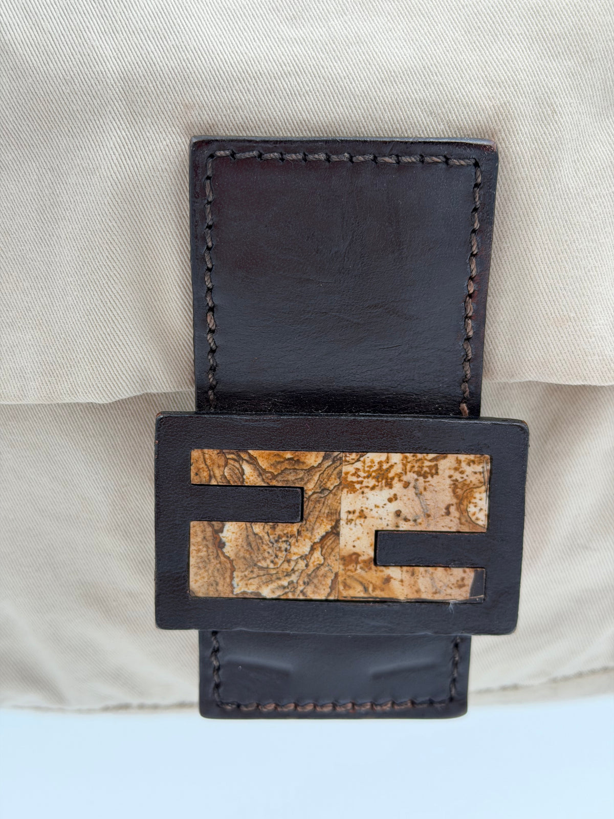 Fendi Canvas Mama Baguette