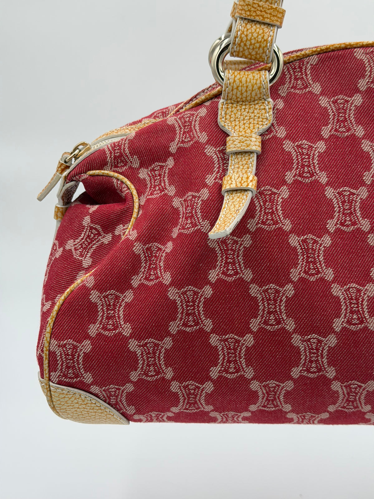 Celine Macadam Denim Bittersweet Hobo Handbag