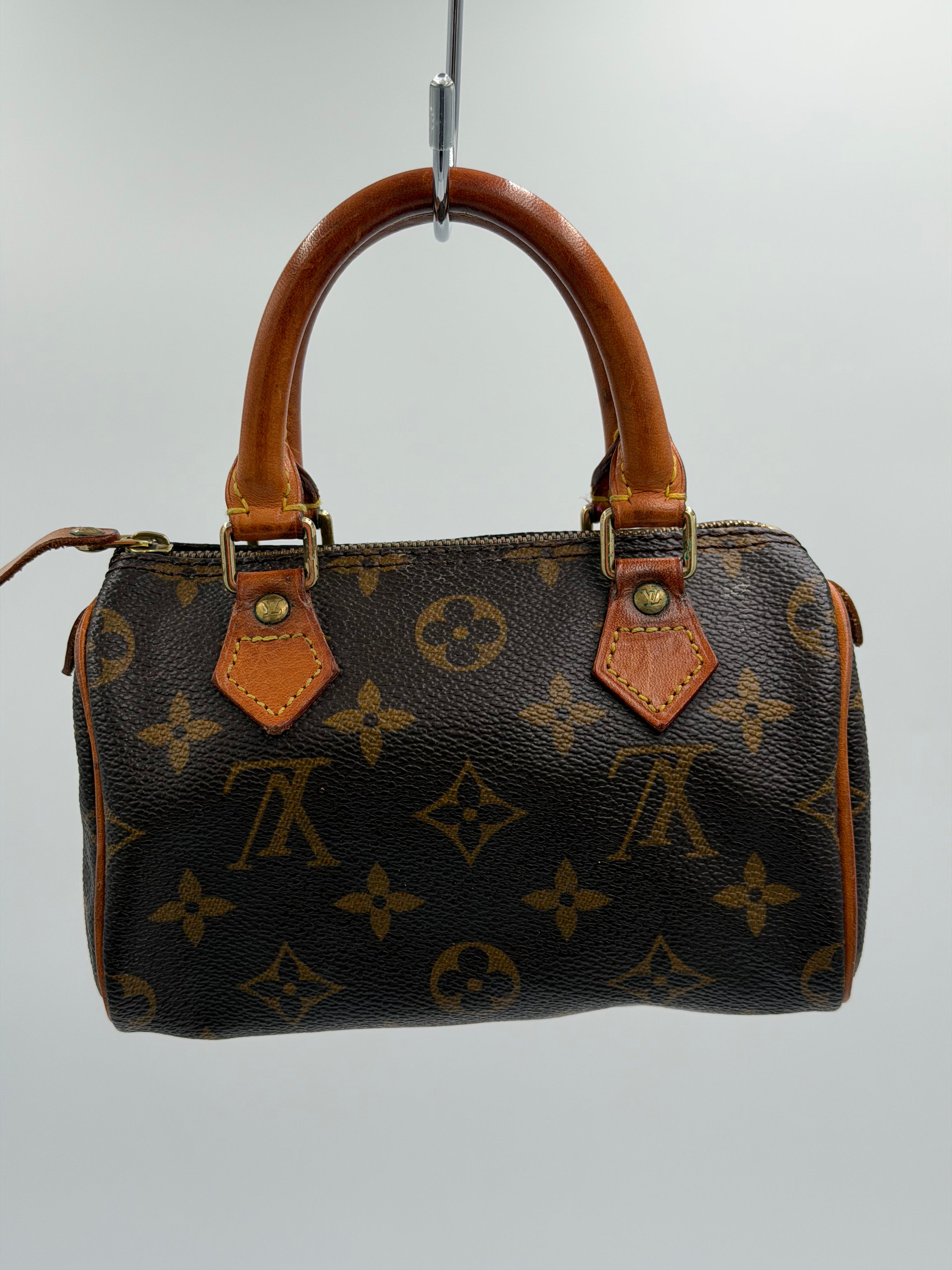 Louis Vuitton Vintage Monogram Canvas Mini Speedy HL Bag