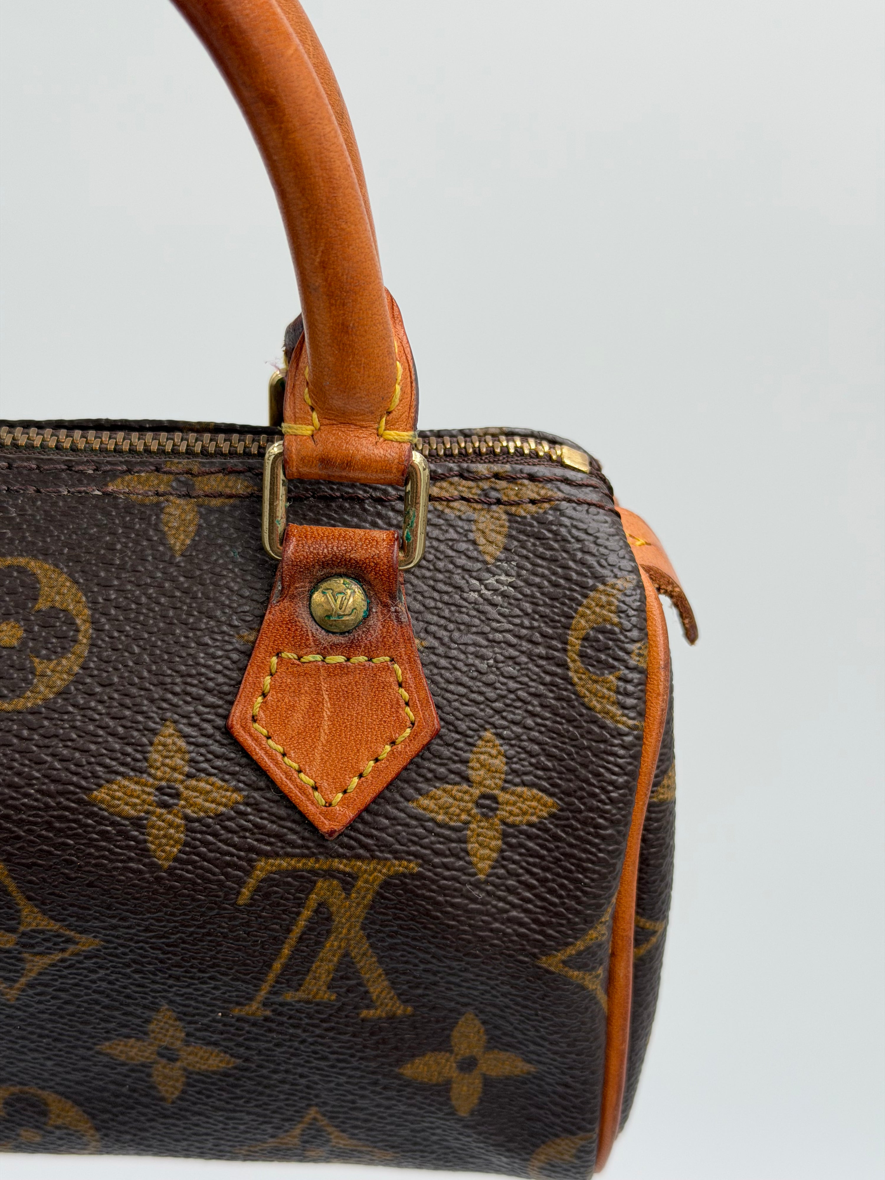Louis Vuitton Vintage Monogram Canvas Mini Speedy HL Bag