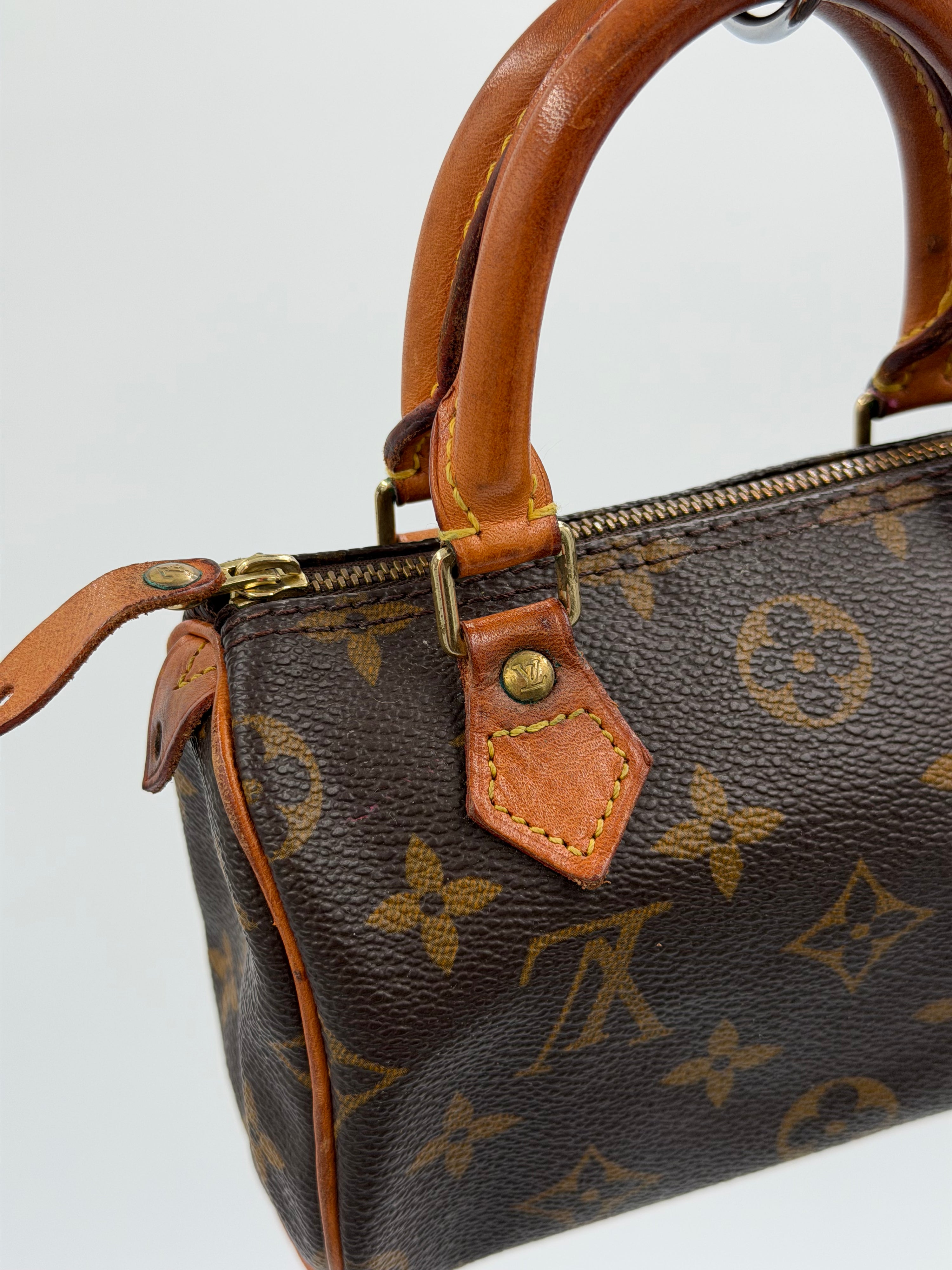 Louis Vuitton Vintage Monogram Canvas Mini Speedy HL Bag