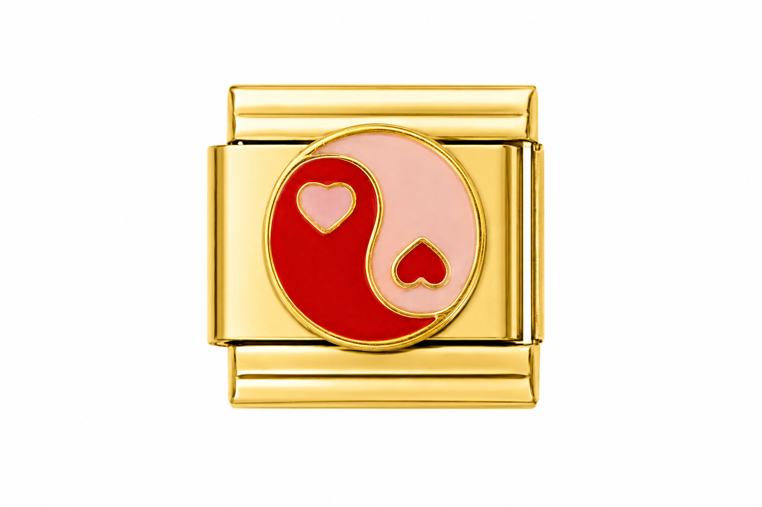 Pink Red Yin and Yang